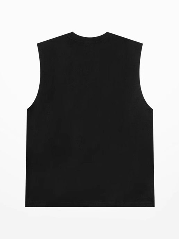Herren-Weste mit Street-Letter-Print-2