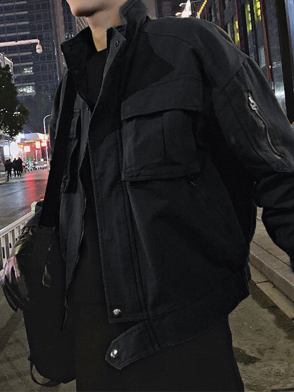 Cargojacke mit Reißverschluss für Herren-2
