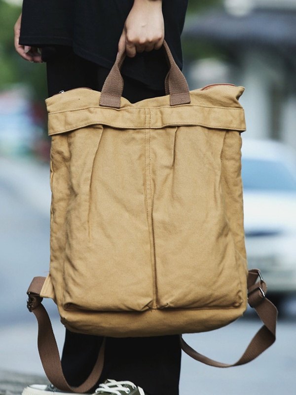 Vintage großer Canvas-Rucksack-1