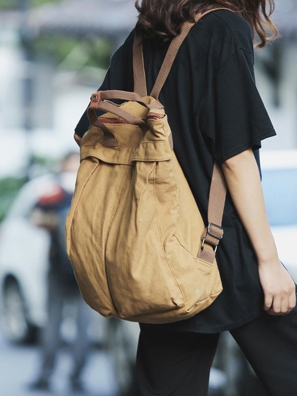 Vintage großer Canvas-Rucksack-2