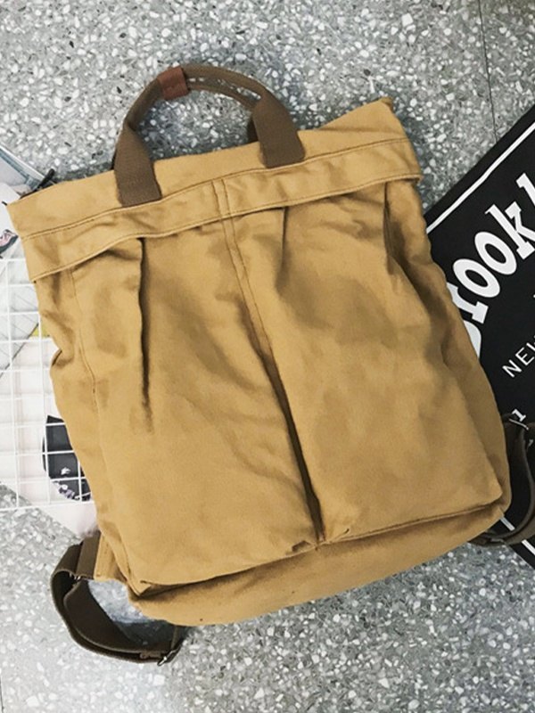 Vintage großer Canvas-Rucksack-4