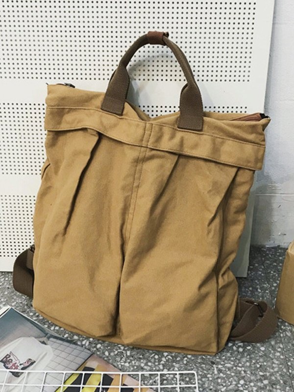 Vintage großer Canvas-Rucksack-3